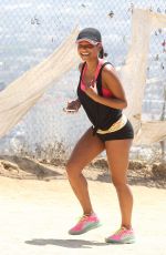 CHRISTINA MILIAN Out Joggin in Los Angeles 08/31/2016