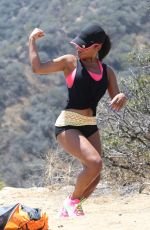 CHRISTINA MILIAN Out Joggin in Los Angeles 08/31/2016