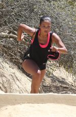 CHRISTINA MILIAN Out Joggin in Los Angeles 08/31/2016