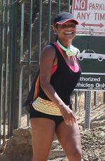 CHRISTINA MILIAN Out Joggin in Los Angeles 08/31/2016