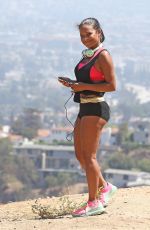 CHRISTINA MILIAN Out Joggin in Los Angeles 08/31/2016