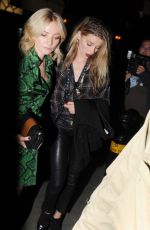 CLARA PAGET and AMBER HEARD at Love Magazine Party at Lou Lou’s in Mayfair 09/19/2016