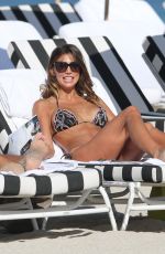 CLAUDIA GALANTI in Bikini at a Beach in Miami 09/19/2016