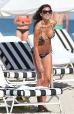 CLAUDIA GALANTI in Bikini at a Beach in Miami 09/19/2016