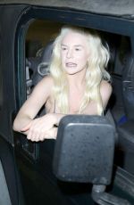 COURTNEY STODDN Leaves Arclight Theatre in Los Angeles 09/06/2016
