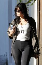 DAISY LOWE in Tights Out and About in London 08/30/2016