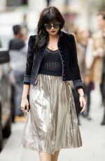 DAISY LOWE Out at London Fashion Week 09/20/2016
