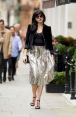 DAISY LOWE Out at London Fashion Week 09/20/2016