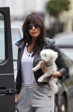 DAISY LOWE Out in London 09/04/2016