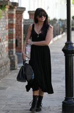 DAISY LOWE Out in London 09/08/2016