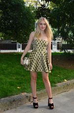 DAKOTA FANNING at Miu Miu Women
