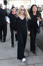 DAKOTA FANNING at Toronto Pearson International Airport 09/08/2016
