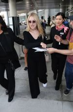 DAKOTA FANNING at Toronto Pearson International Airport 09/08/2016