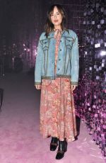 DAKOTA JOHNSON at Gucci Fashion Show at Milan Fashion Week 09/21/2016
