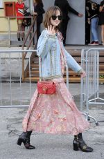 DAKOTA JOHNSON Leaves Gucci Fashion Show at Milan Fashion Week 09/21/2016