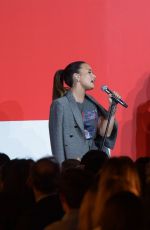 DEMI LOVATO at Hillary Clinton