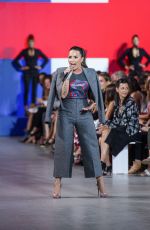 DEMI LOVATO at Hillary Clinton