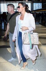 DEMI LOVATO at Los Angeles International Airport 09/28/2016