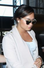 DEMI LOVATO at Los Angeles International Airport 09/28/2016