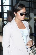 DEMI LOVATO at Los Angeles International Airport 09/28/2016