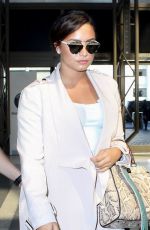 DEMI LOVATO at Los Angeles International Airport 09/28/2016