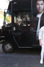 DEMI LOVATO at Marriott Rewards Event on Hollywood Walk of Fame in Los Angeles 09/17/2016
