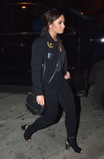 DEMI LOVATO Leaves Catch Restaurant in West Hollywood 09/27/2016