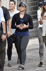 DEMI LOVATO Out and About in Rome 09/29/2016