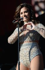 DEMI LOVATO Performs at 2016 Global Citizen Festival in New York 09/24/2016