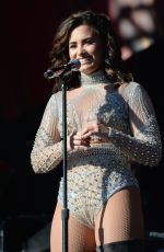 DEMI LOVATO Performs at 2016 Global Citizen Festival in New York 09/24/2016