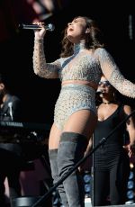 DEMI LOVATO Performs at 2016 Global Citizen Festival in New York 09/24/2016
