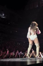 DEMI LOVATO Perofrms at a Concert in Dallas 09/12/2016