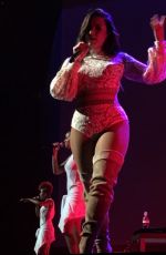DEMI LOVATO Perofrms at a Concert in Dallas 09/12/2016