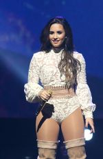 DEMI LOVATO Perofrms at a Concert in San Antonio 09/10/2016