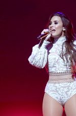 DEMI LOVATO Perofrms at a Concert in San Antonio 09/10/2016