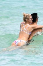 DEVON WINDSOR in Bikini at a Beach in Miami 09/05/2016