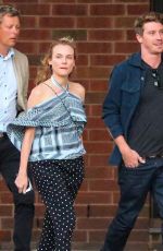 DIANE KRUGER and Garrett Hedlund Out for Dinner in New York 09/12/2016