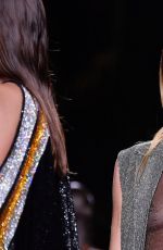 DOUTZEN KREOS at Balmain Fashion Show in Paris 09/29/2016