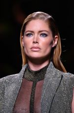 DOUTZEN KREOS at Balmain Fashion Show in Paris 09/29/2016