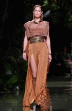 DOUTZEN KREOS at Balmain Fashion Show in Paris 09/29/2016