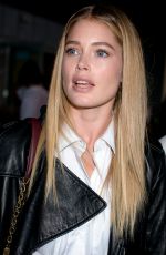 DOUTZEN KROES Arrives at Versace Show at Milan Fashion Week 09/23/2016