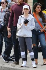DOVE CAMERON Heading to a Yoga Class in Vancouver 09/09/2016