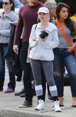 DOVE CAMERON Heading to a Yoga Class in Vancouver 09/09/2016