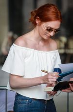 ELEANOR TOMLINSON at BBC Radio One Studios in London 08/31/2016