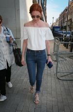 ELEANOR TOMLINSON at BBC Radio One Studios in London 08/31/2016