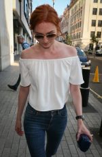 ELEANOR TOMLINSON at BBC Radio One Studios in London 08/31/2016
