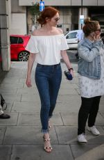ELEANOR TOMLINSON at BBC Radio One Studios in London 08/31/2016