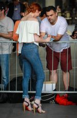 ELEANOR TOMLINSON at BBC Radio One Studios in London 08/31/2016