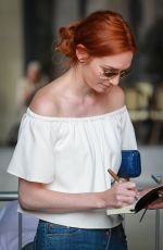 ELEANOR TOMLINSON at BBC Radio One Studios in London 08/31/2016