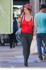 ELIZA DUSHKU Out and About in New York 09/15/2016